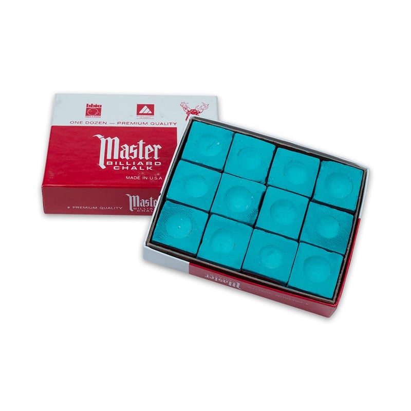IMPERIAL Master Billiard/Pool Cue Chalk Box  12 Cubes  Green - Image 1